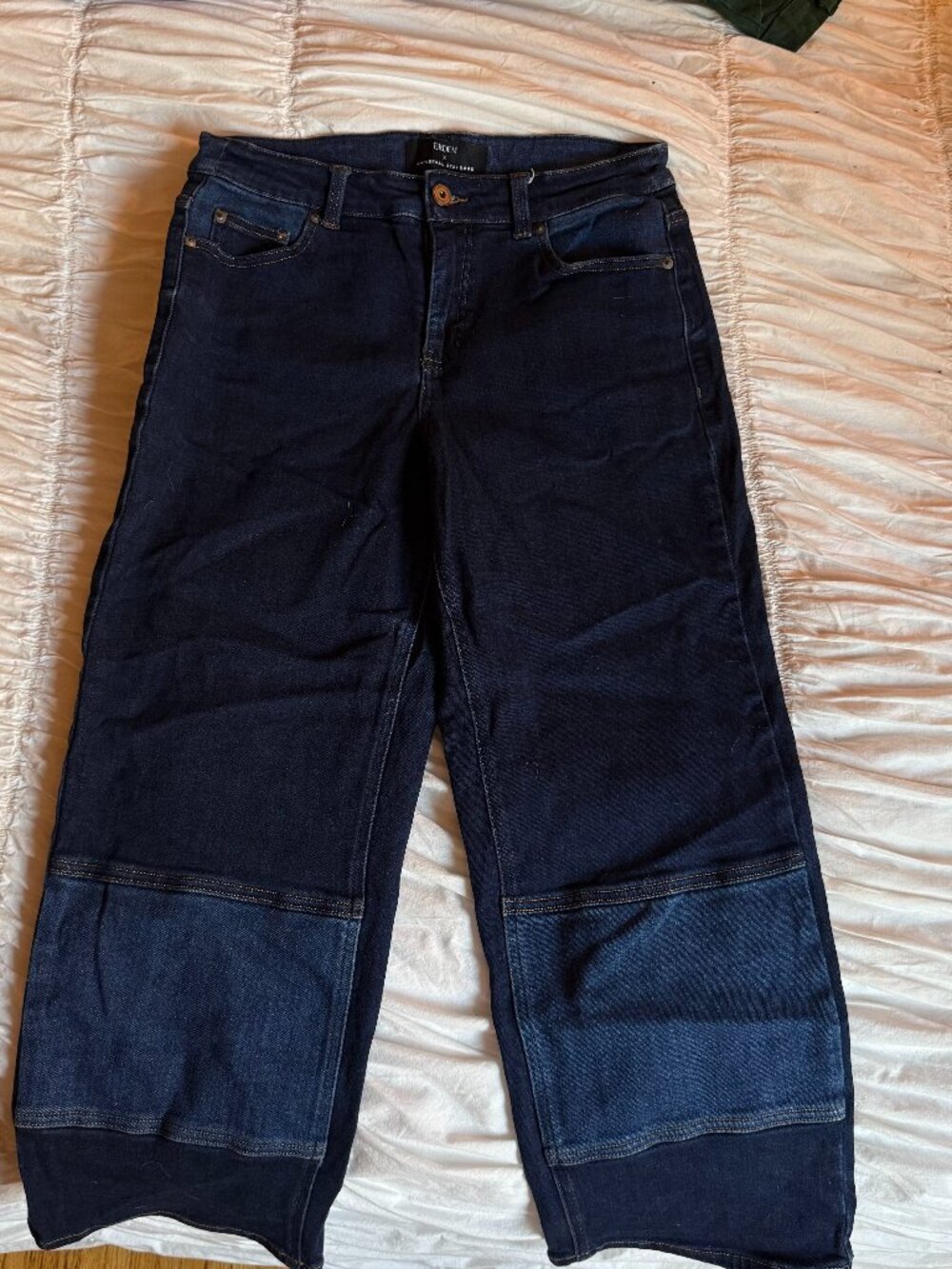 Erdem x Universal Standard Patchwork Cropped Jean